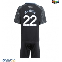 Otroški Nogometni dresi Aston Villa Ian Maatsen #22 Gostujoči 2025-26 Kratek Rokav (+ Kratke hlače)